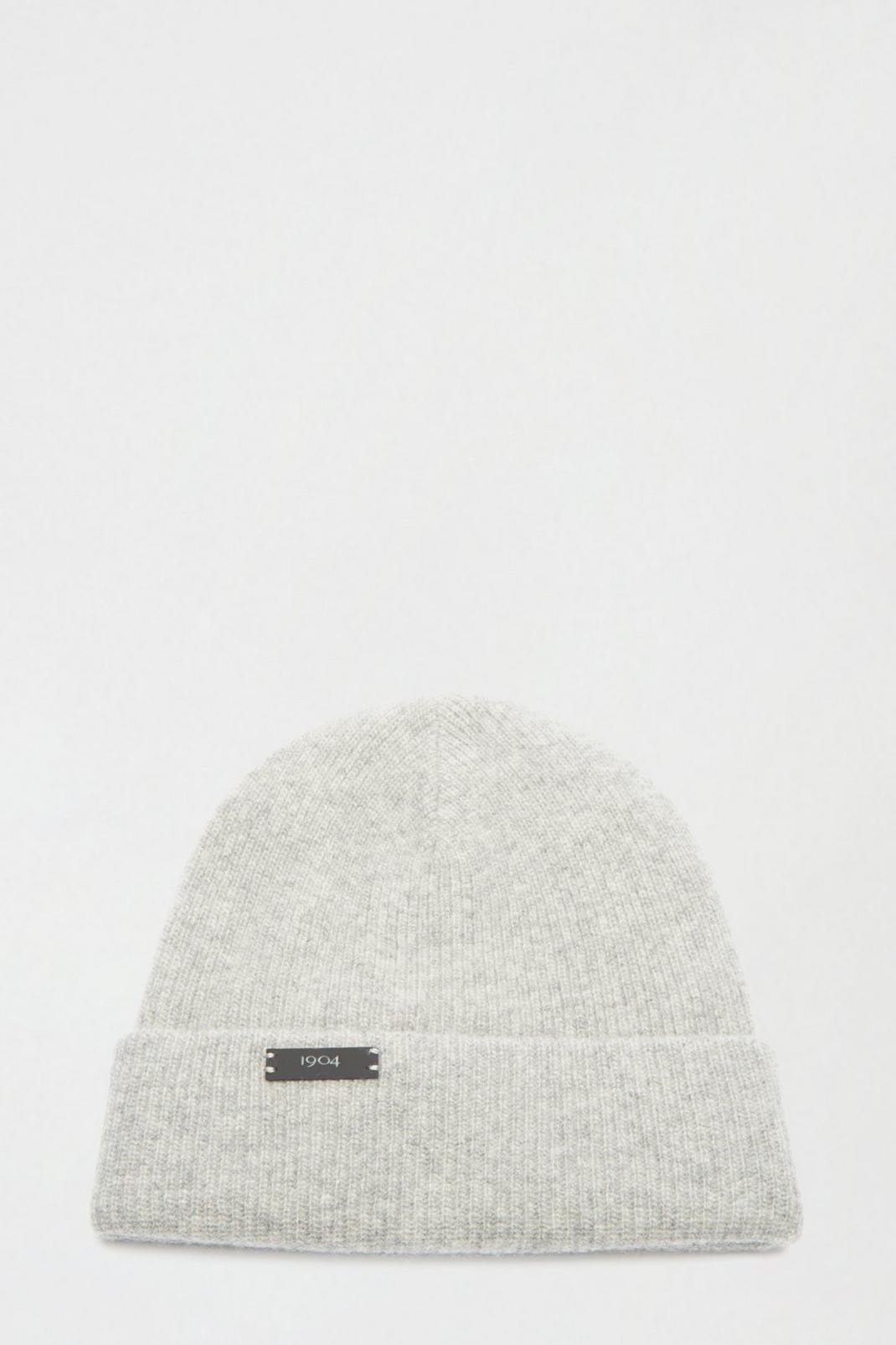 508 1904 Grey Wool Blend Beanie With Cashmere image number 1