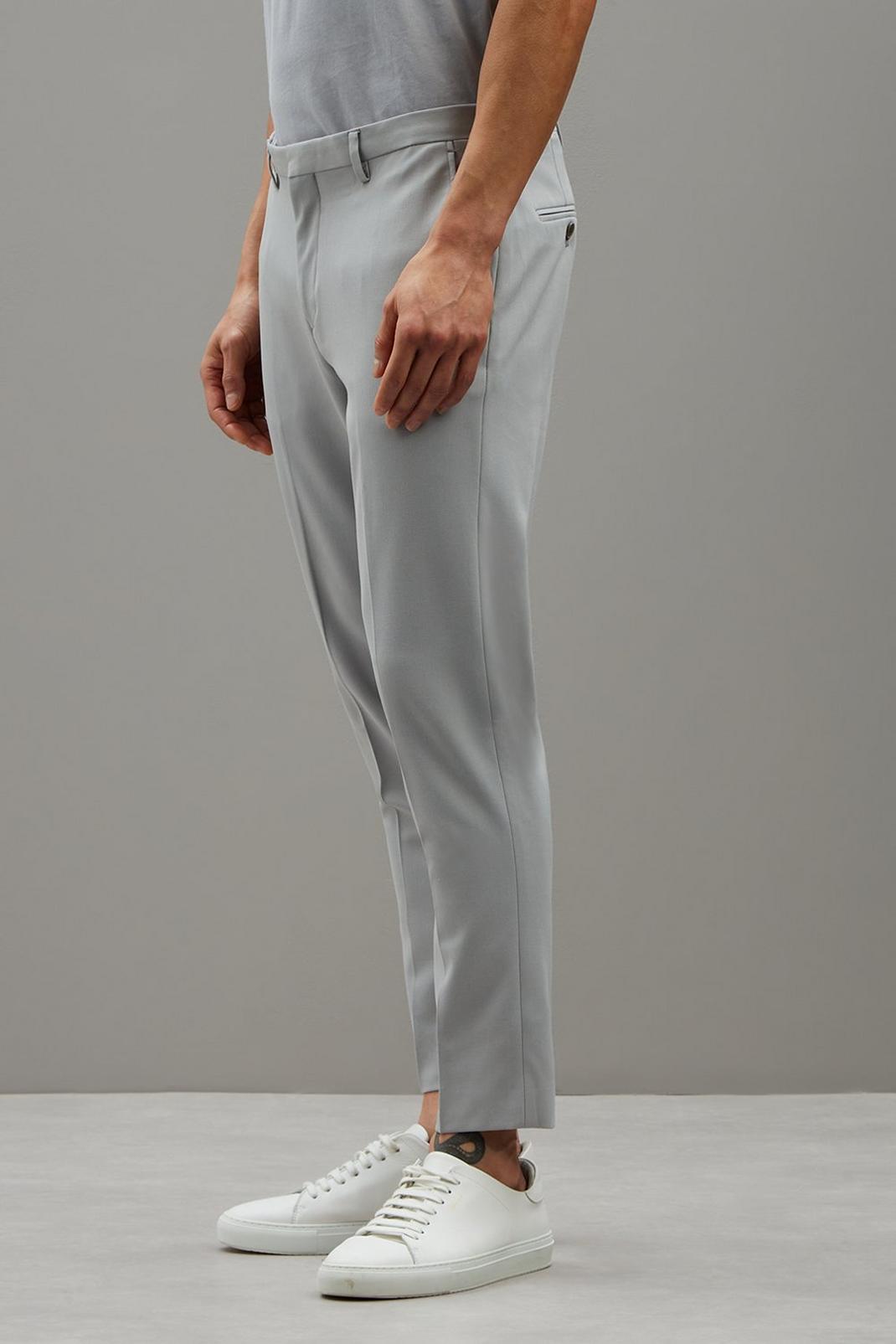 793 Skinny Stretch Stone Suit Trouser image number 1