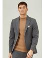 131 Skinny Fit Stretch Grey Sb Suit Jacket
