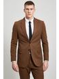 109 Relaxed Fit Stretch Dark Earth Sb Suit Jacket