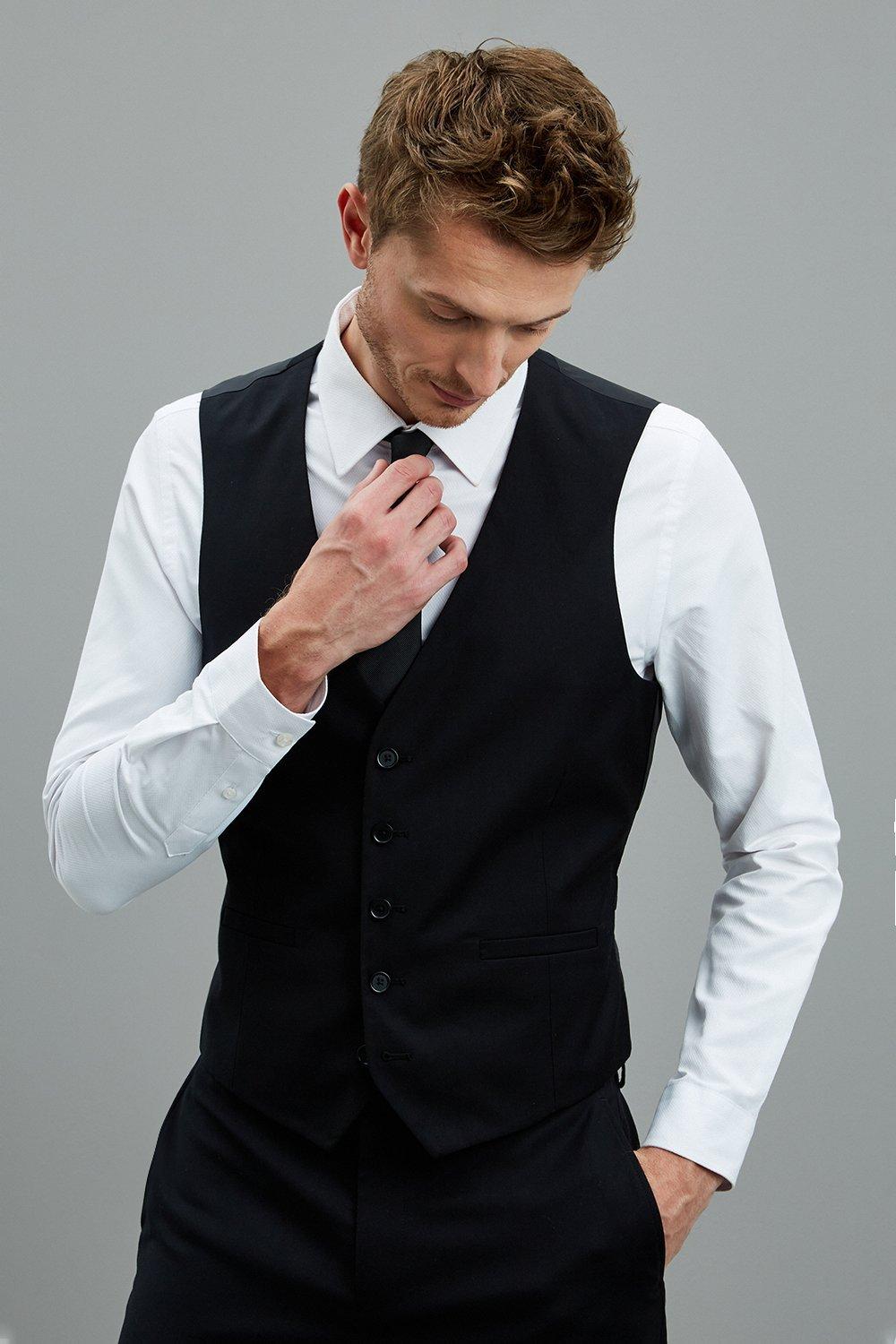 black waistcoat burton