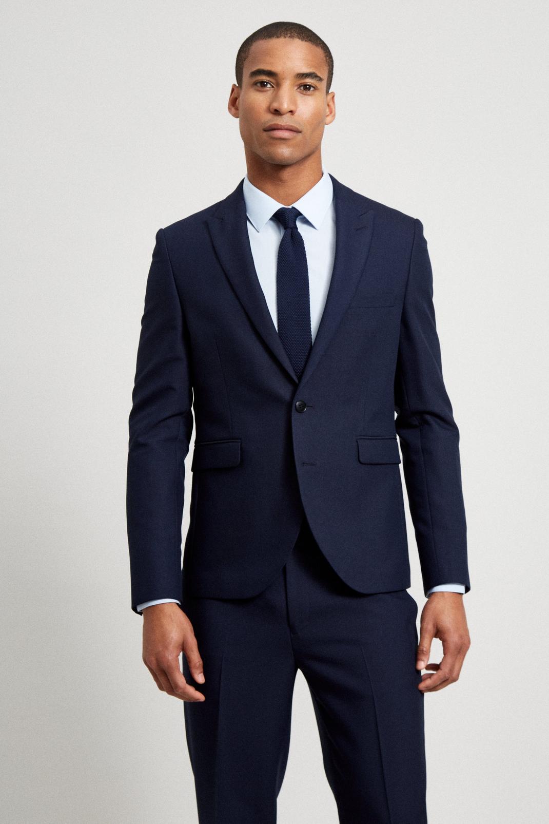 Navy Skinny Two-Piece Suit image number 1