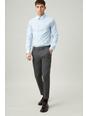 Charcoal Super Skinny Crop Dark Grey Bi-stretch Suit Trouser