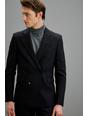 105 Black Skinny Bi-stretch Db Suit Blazer