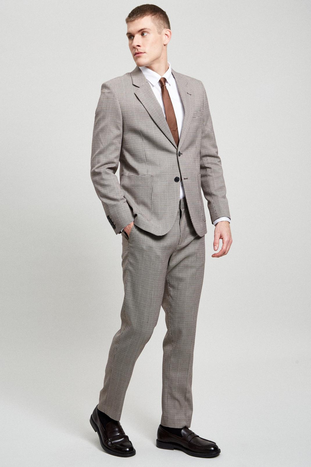Multi Dogtooth Slim Fit Two-Piece Suit image number 2