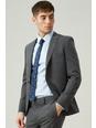 Charcoal Super Skinny Dark Grey Bi-Stretch Suit Jacket