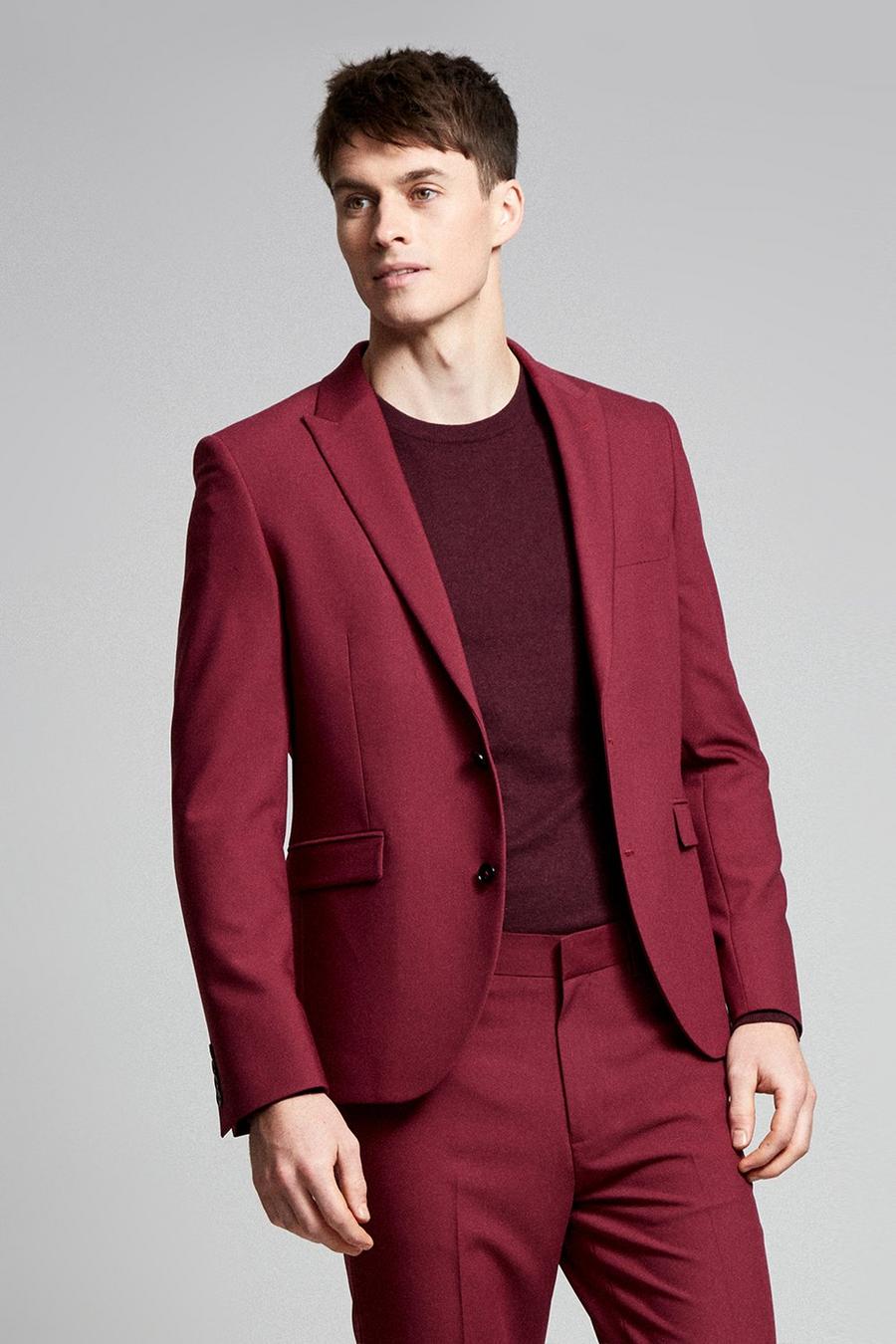 Berry Skinny Bi-stretch Suit Blazer