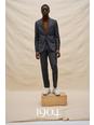 131 1904 Grey Pindot Slim Wool Suit Jacket