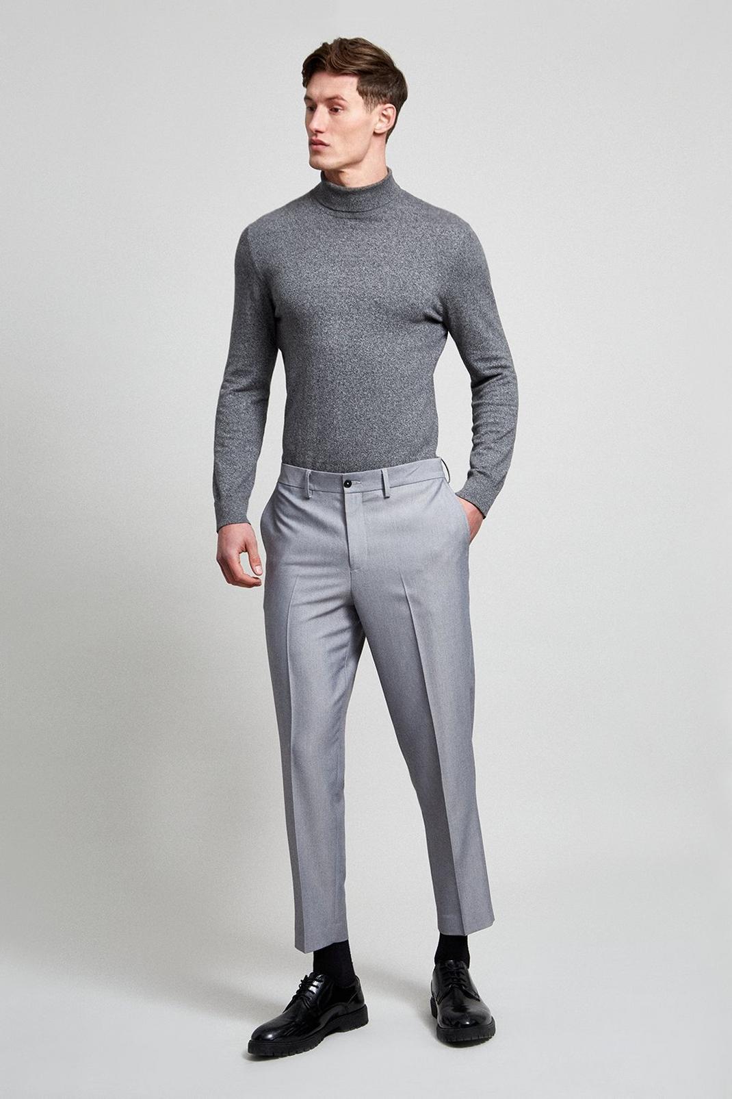 508 Lgrey Relaxed Tapered Bi-stretch Suit Trouser image number 1