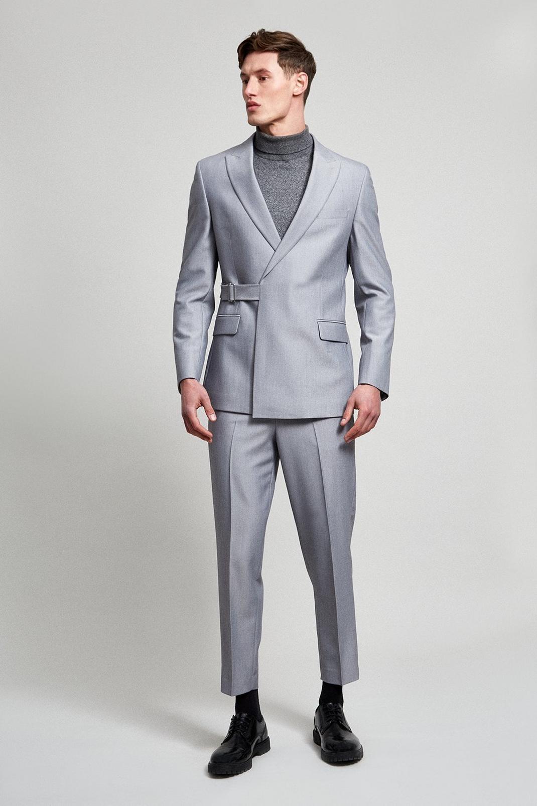508 Lgrey Relaxed Tapered Bi-stretch Suit Trouser image number 2