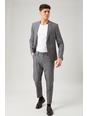 508 Grey Stripe Skinny Crop Trouser