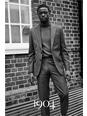 131 1904 Grey Pindot Wool Slim Fit Suit Trouser
