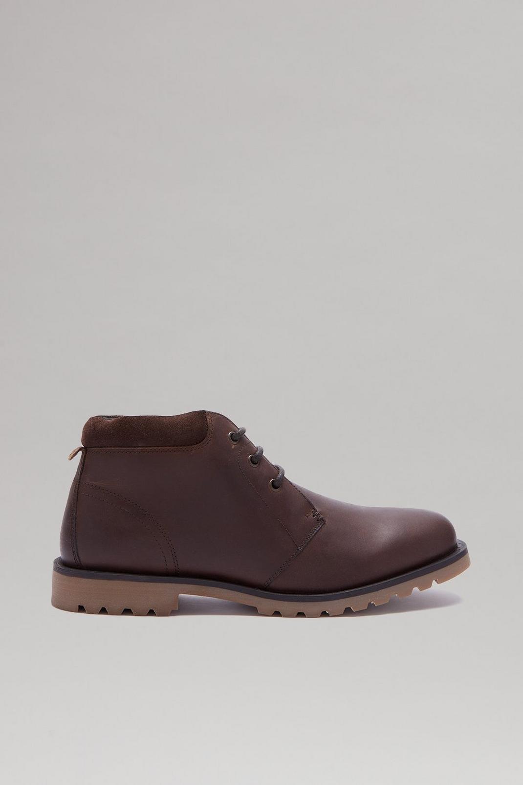 638 Padded Leather Chukka Boots image number 1