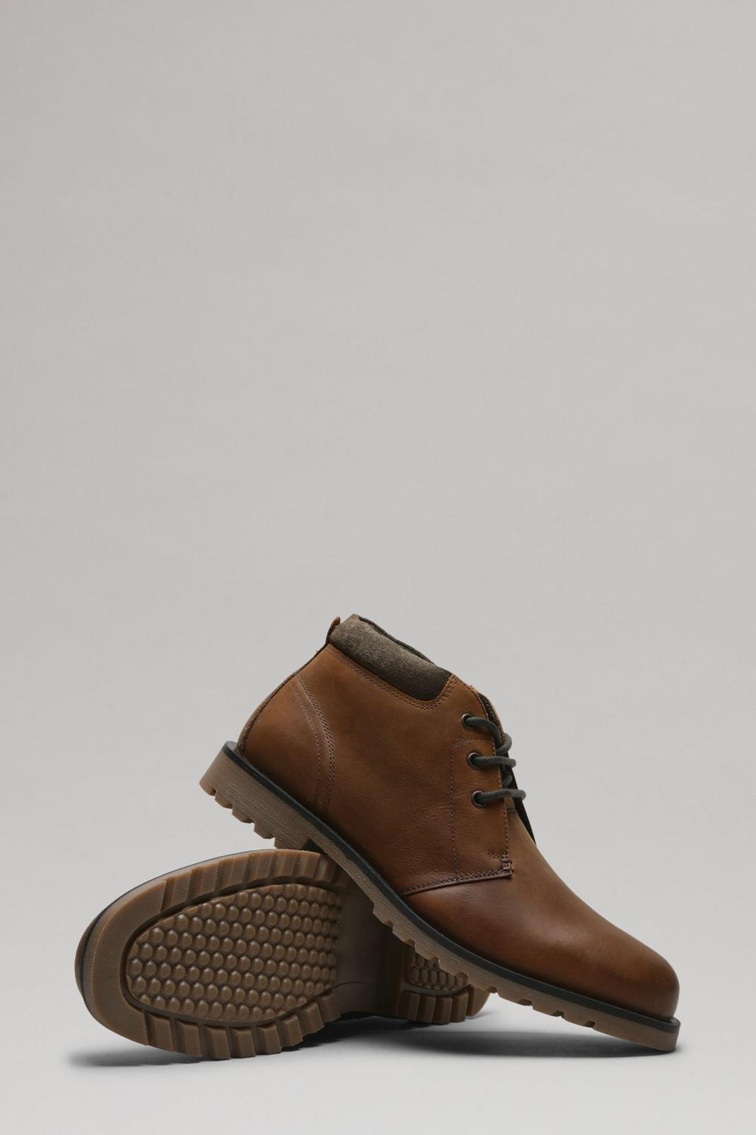 151 Padded Leather Chukka Boots image number 2