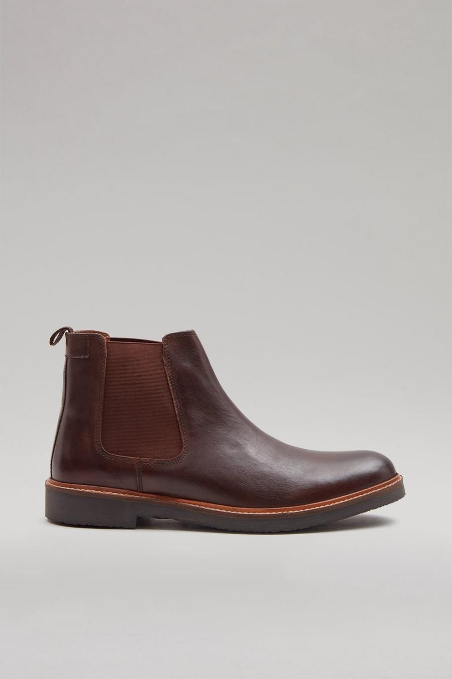 Smart Leather Chelsea Boots
