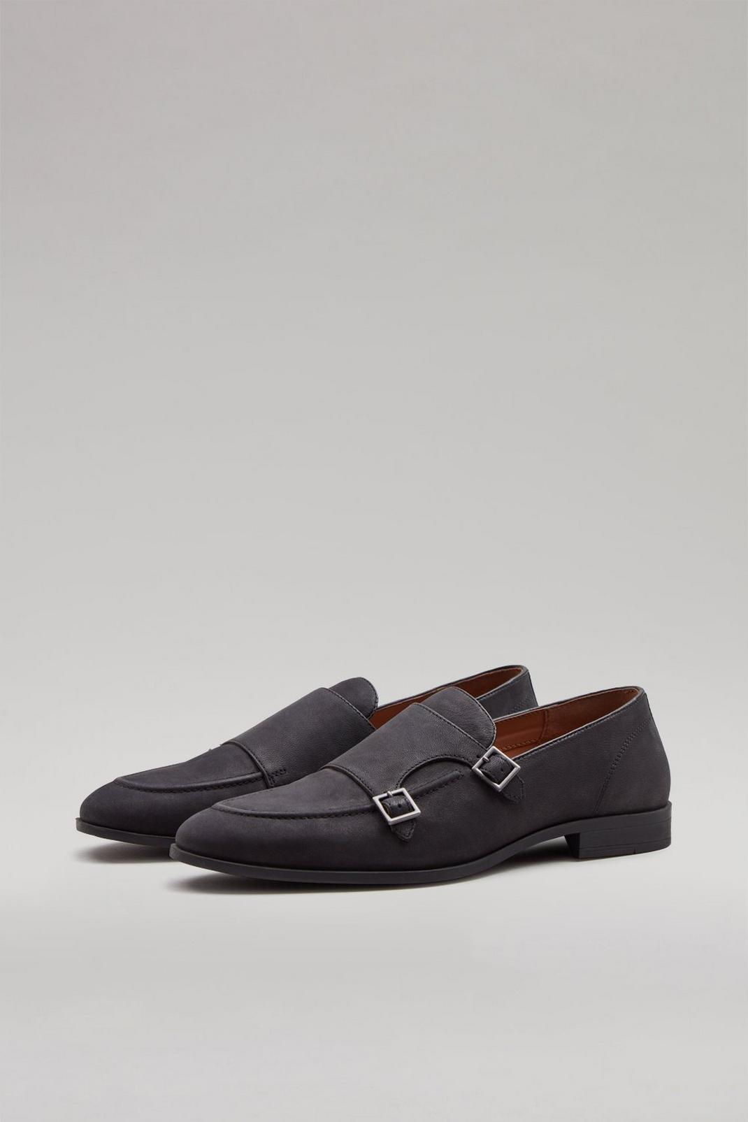 105 Leather Monk Strap Loafers image number 2