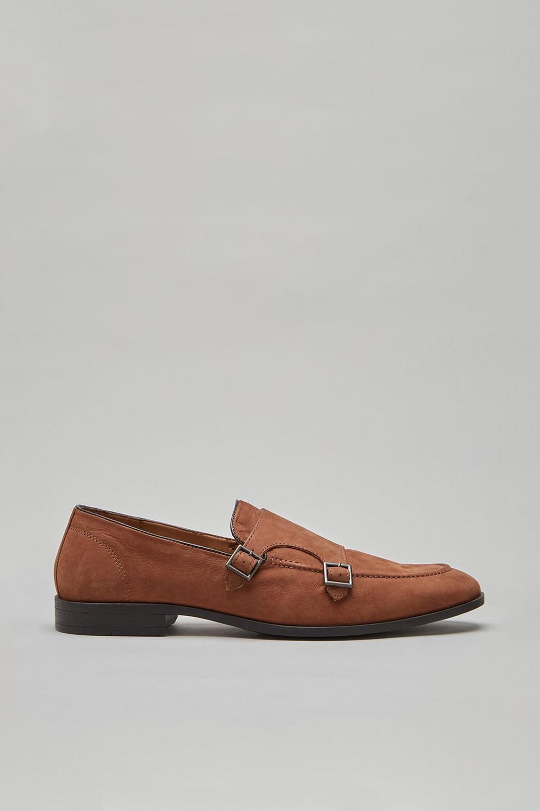 109 Leather Monk Strap Loafers image number 1
