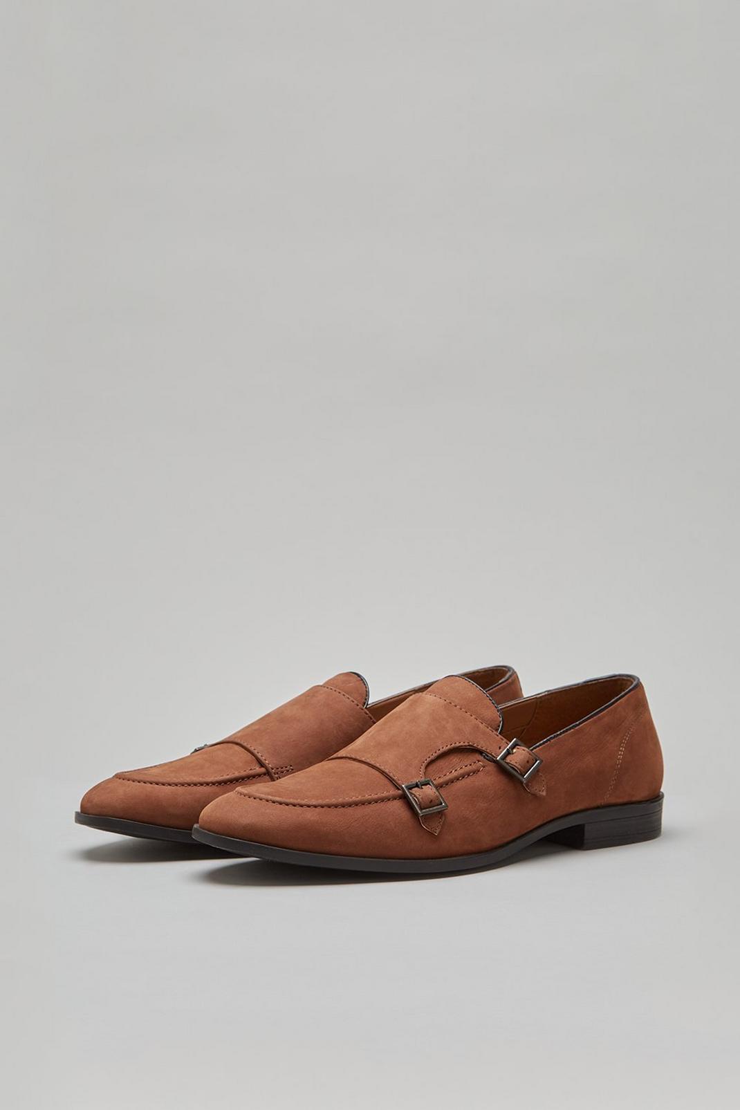 109 Leather Monk Strap Loafers image number 2