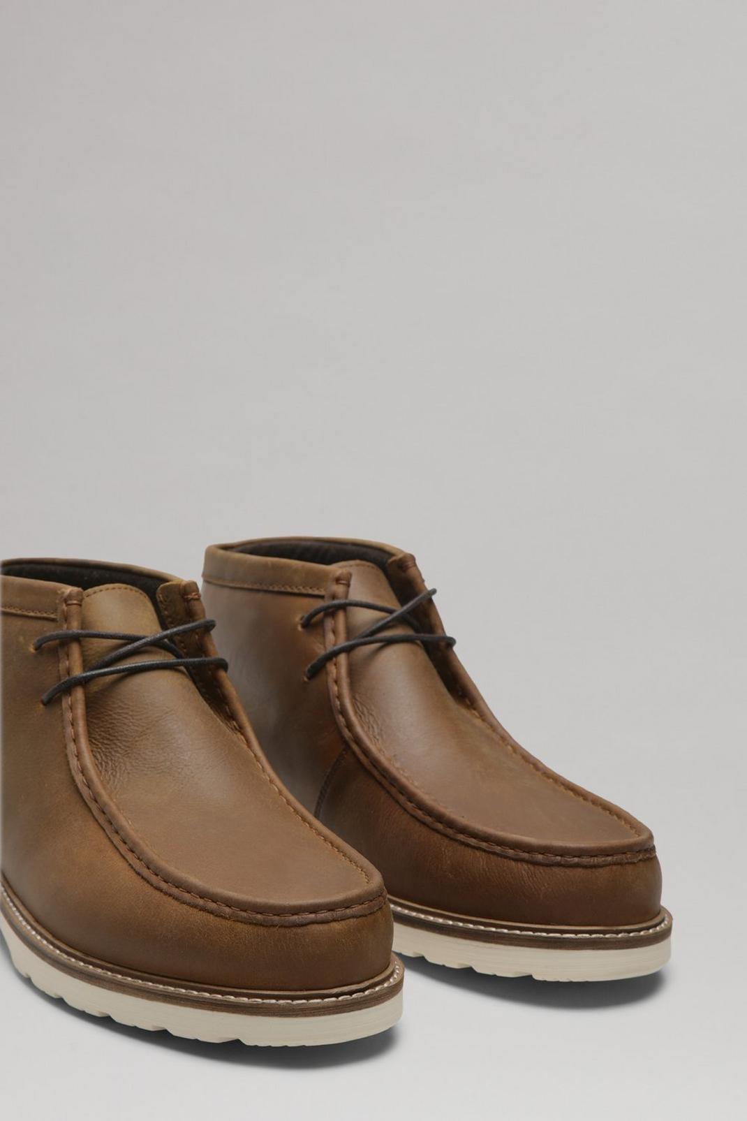 166 Leather Loafer Boots image number 2