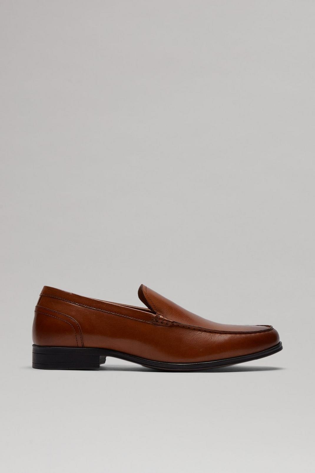 166 Leather Slip On Loafers image number 1