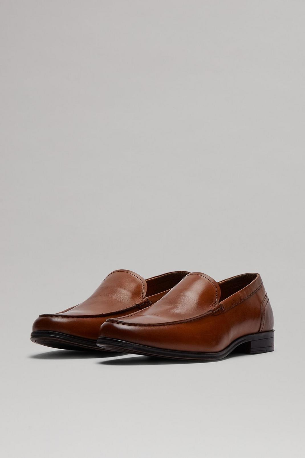 166 Leather Slip On Loafers image number 2