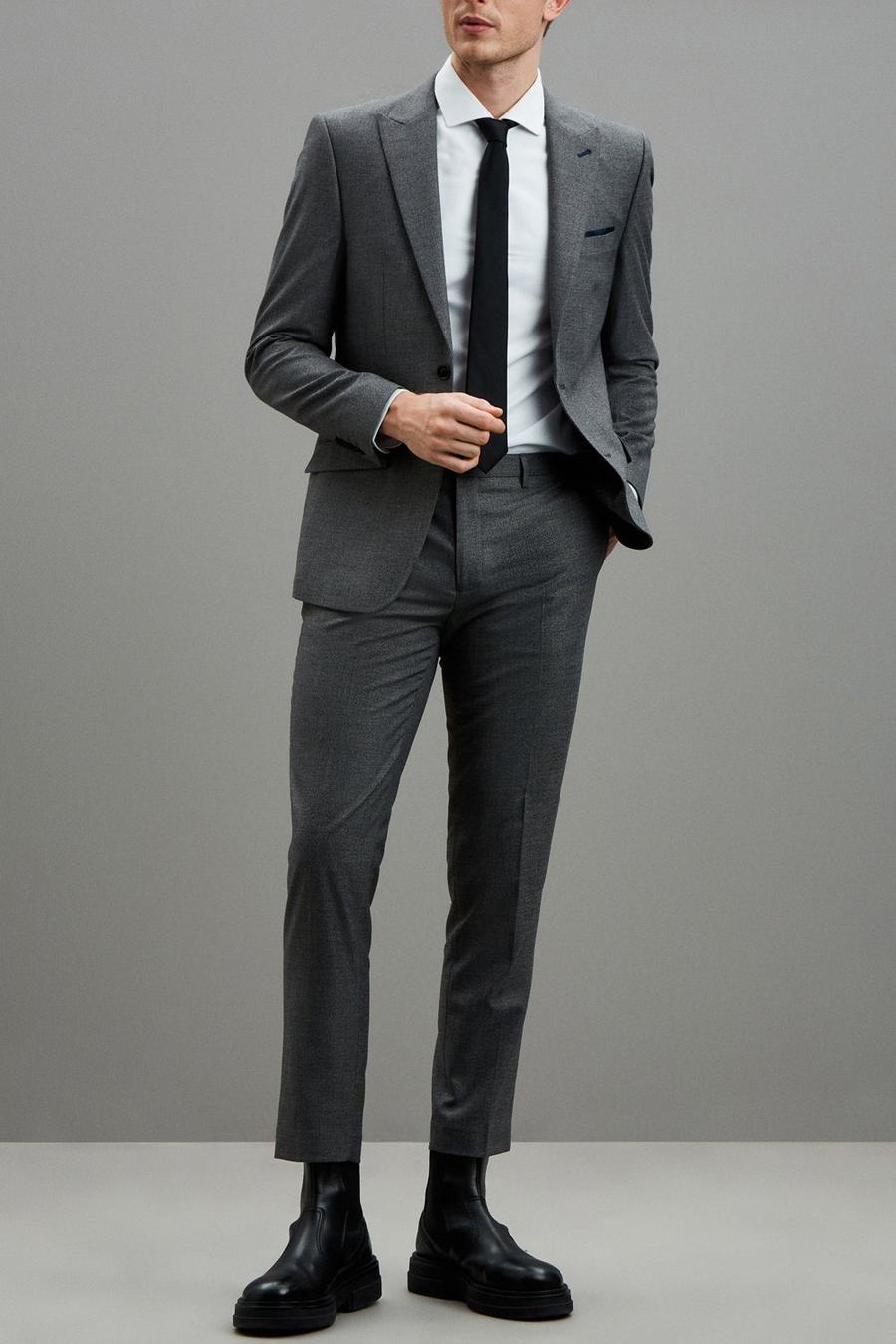 Recycled Grey Skinny Grindle Three-Piece Suit