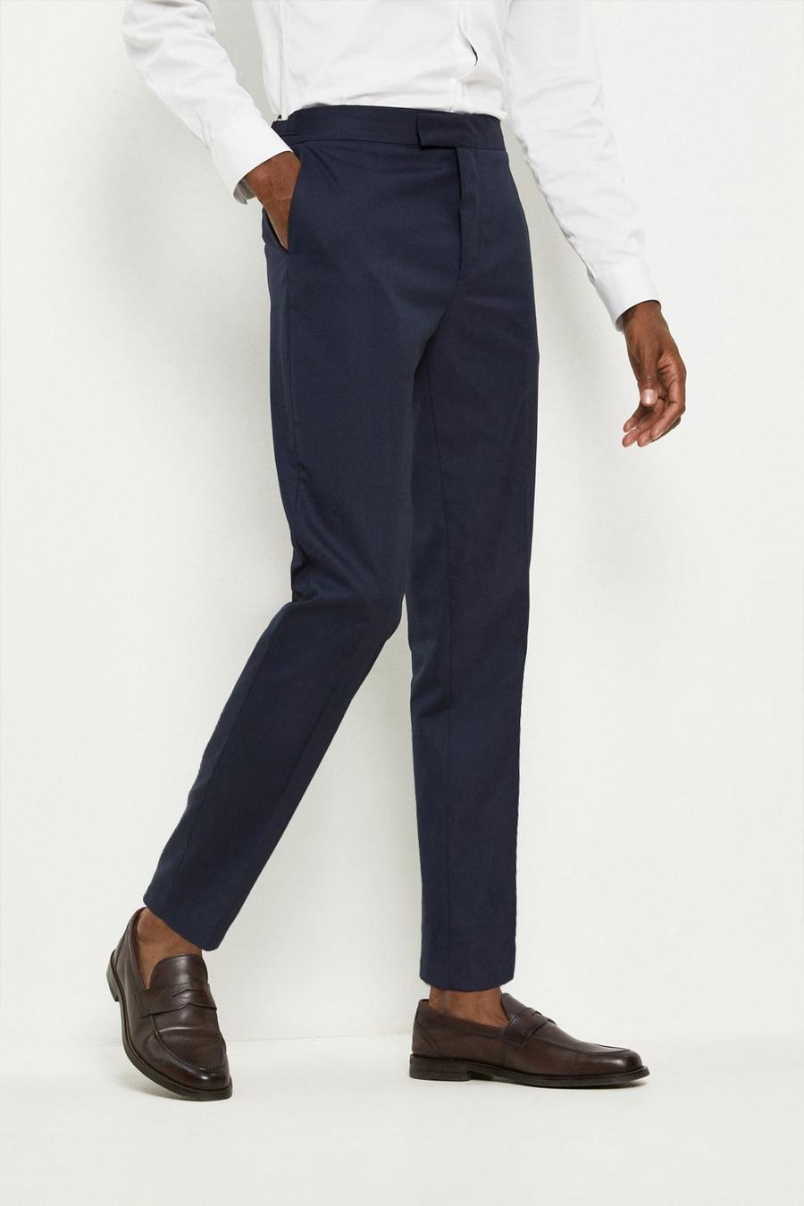 1904 Slim Fit Navy Suit Trouser