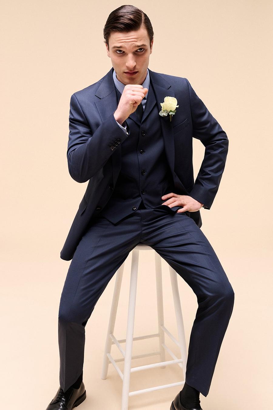 1904 Tailored Fit Navy Two-Piece Suit