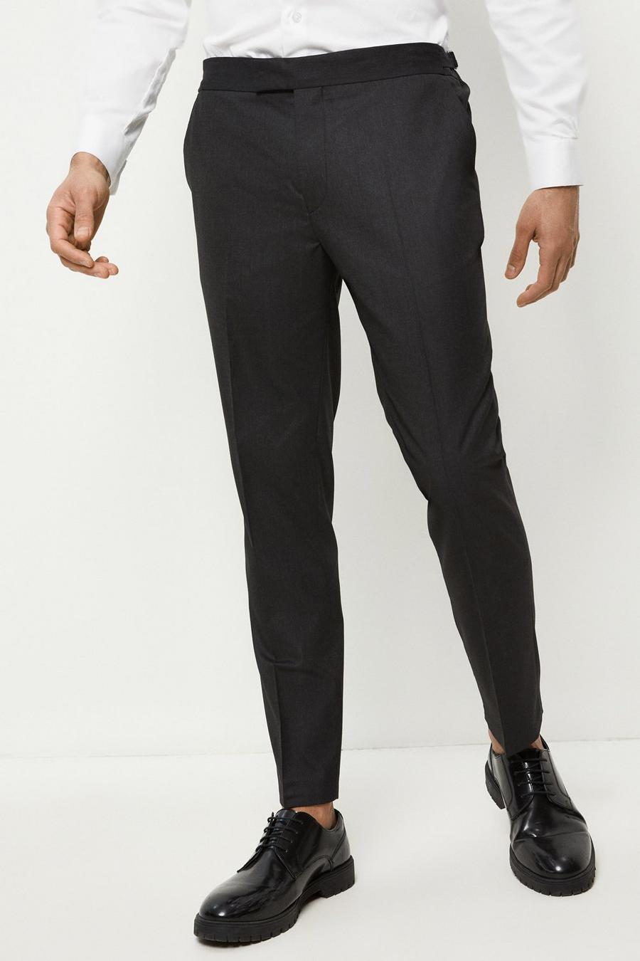 1904 Slim Fit Charcoal Suit Trouser