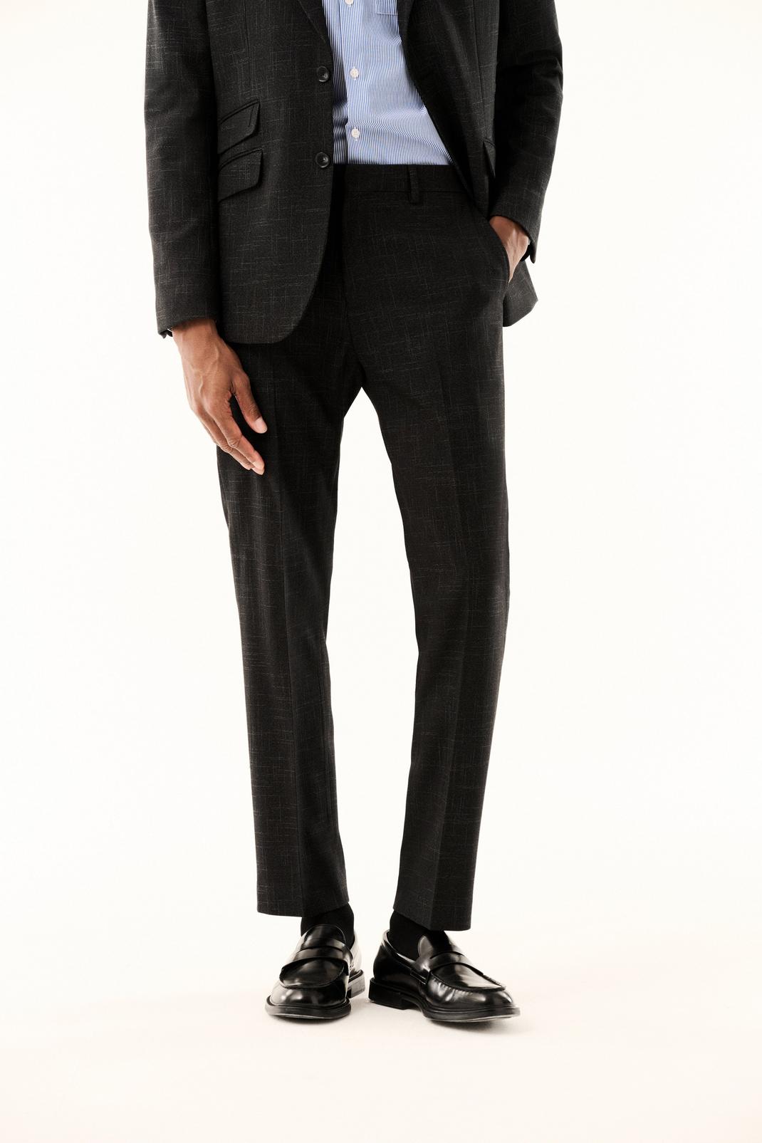 Slim Fit Black Suit Trouser image number 1