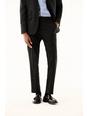105 Slim Black Scratch Suit Trouser