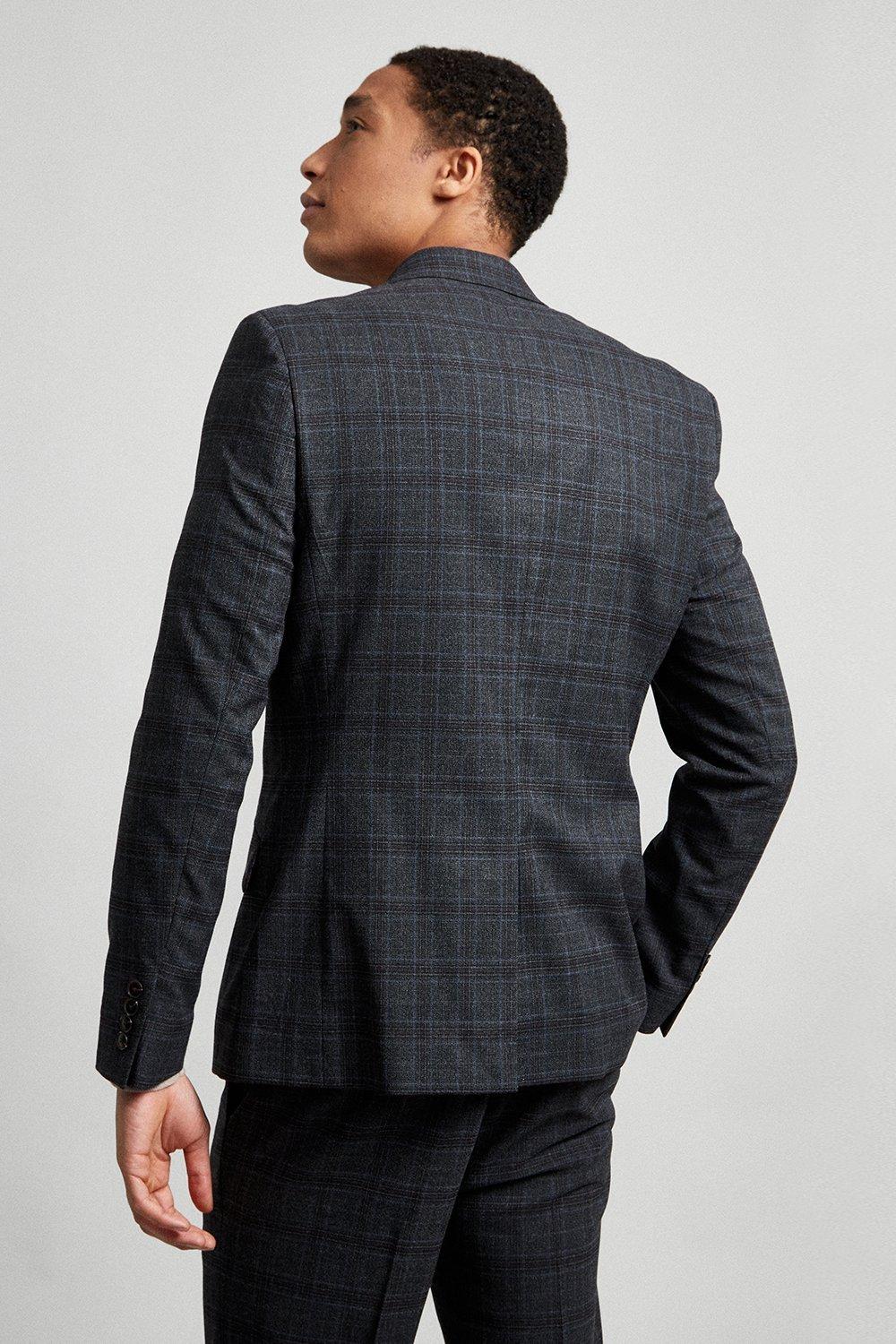 burton checked suit