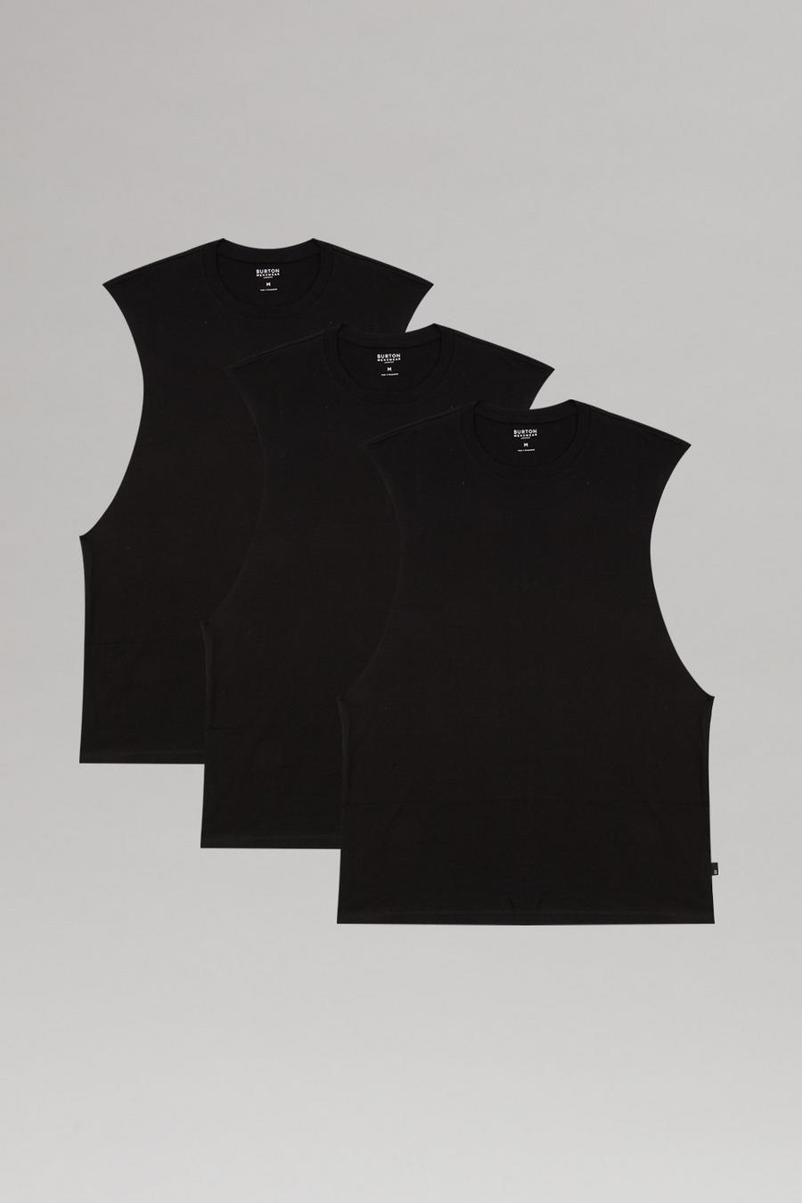 Black Vest 3 Pack