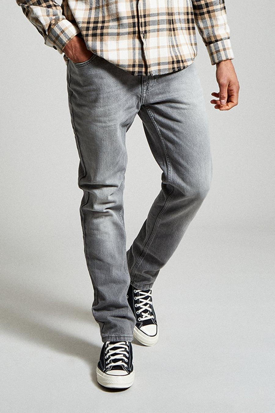 Slim Mid Grey Rocky Jeans