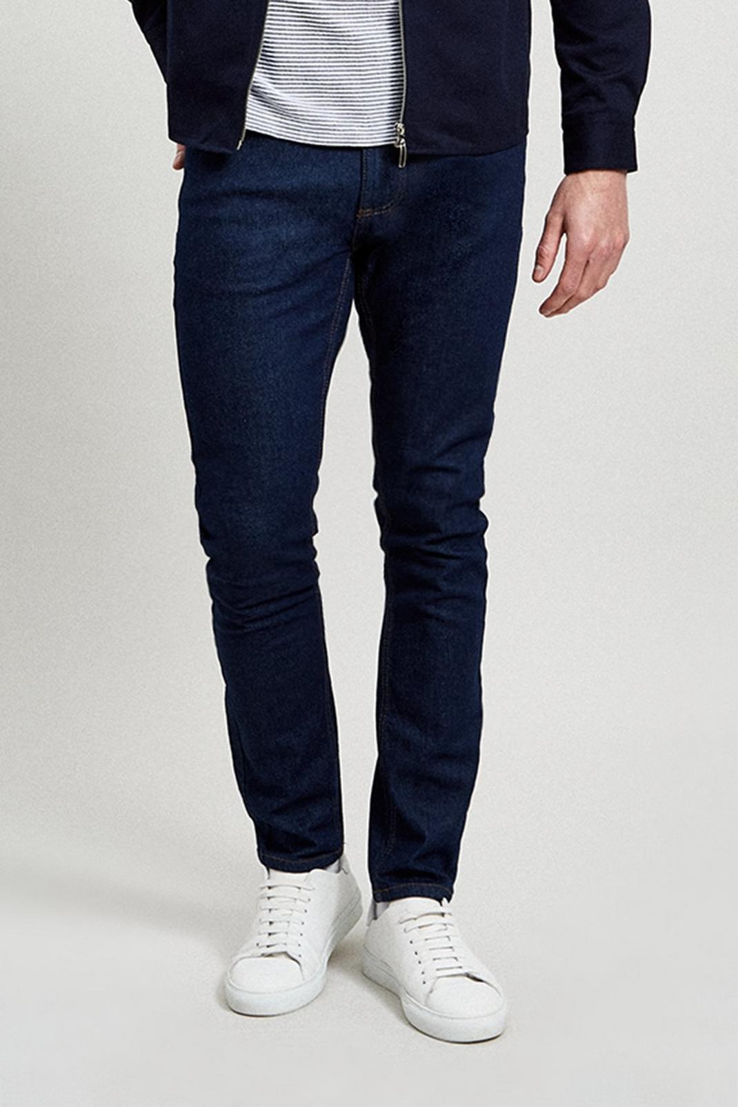 Dark blue Skinny Rinse Jeans image number 1