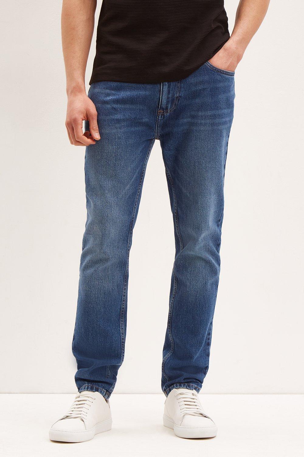 mens jeans navy blue