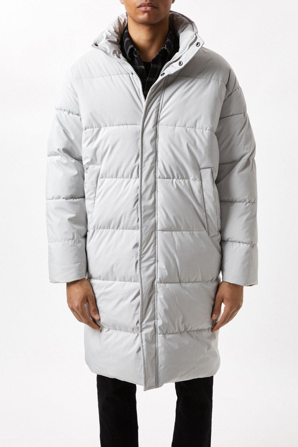 heavyweight longline puffer jacket