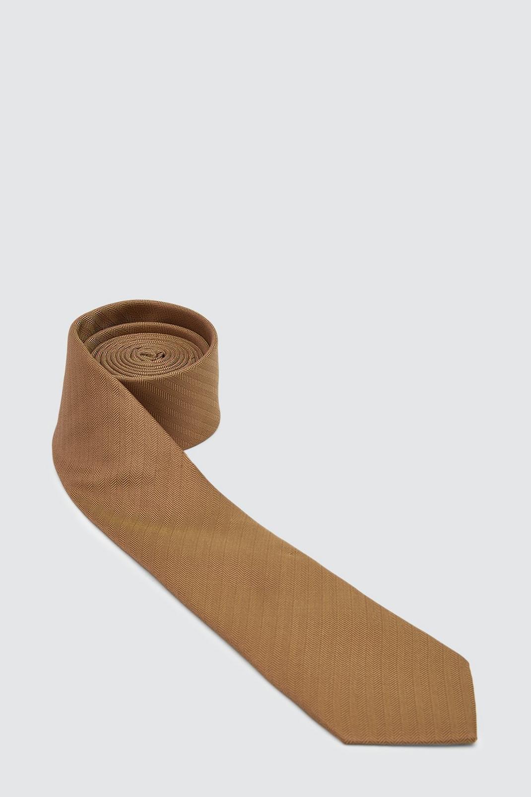 109 Herringbone Tie Set With Clip image number 2