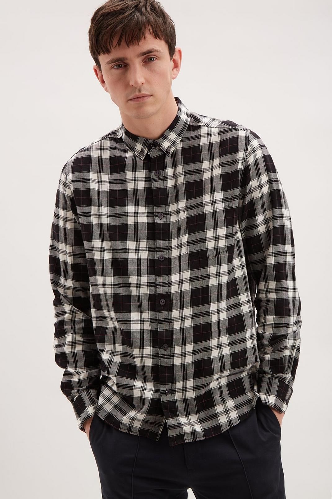 105 Button Down Check Shirt image number 1