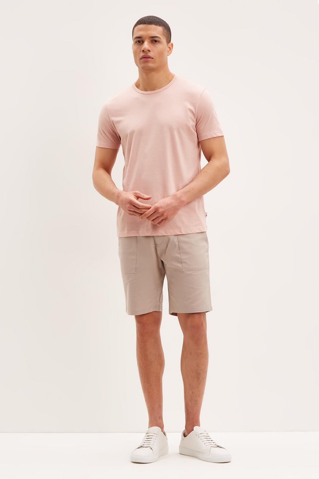 790 Slim Fit Coral Pink Organic T-Shirt image number 2