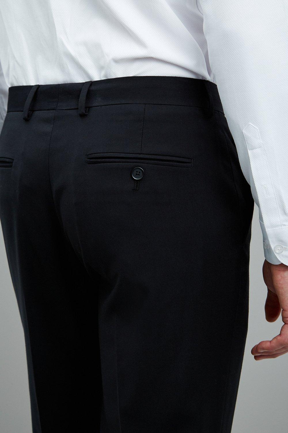 stretch tuxedo trousers