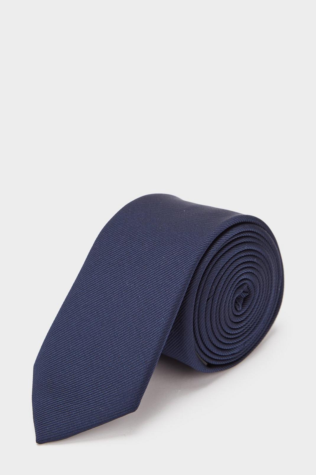 148 Navy And Champagne Twin Tie Set image number 2