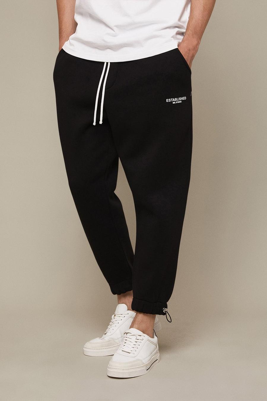 Relaxed Fit MBL Tapered Joggers