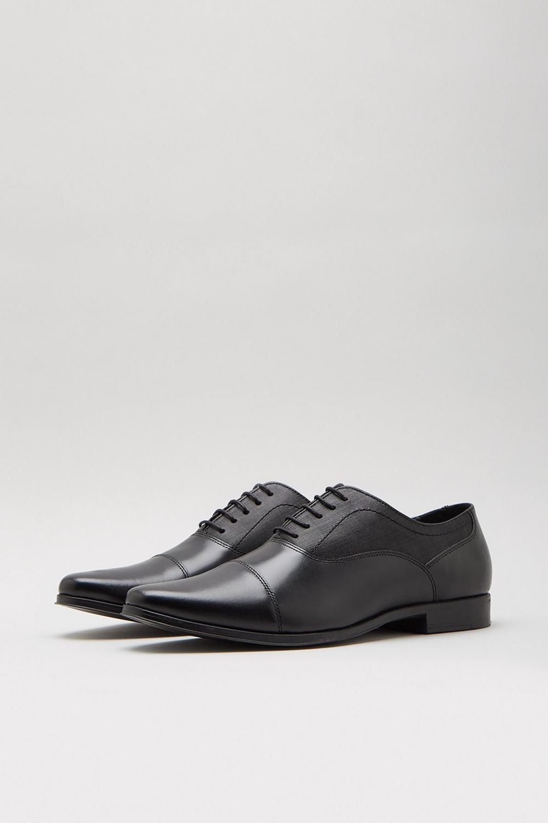105 Leather Toe Cap Oxford Shoes image number 2