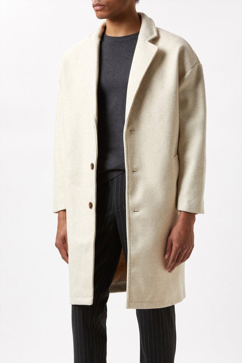 faux wool coat