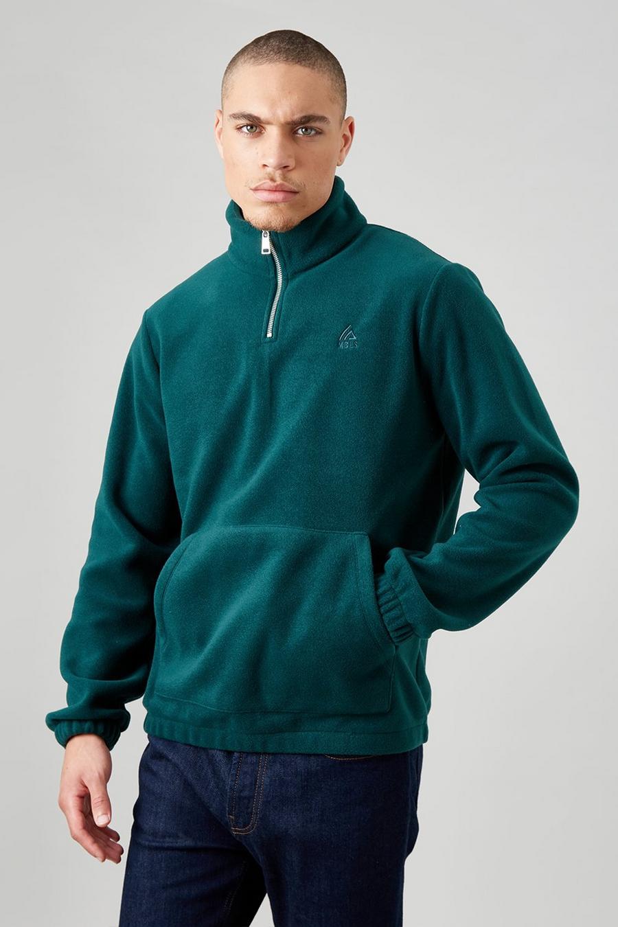 Ls Relaxed 1/4 Zip Funnel Sweat