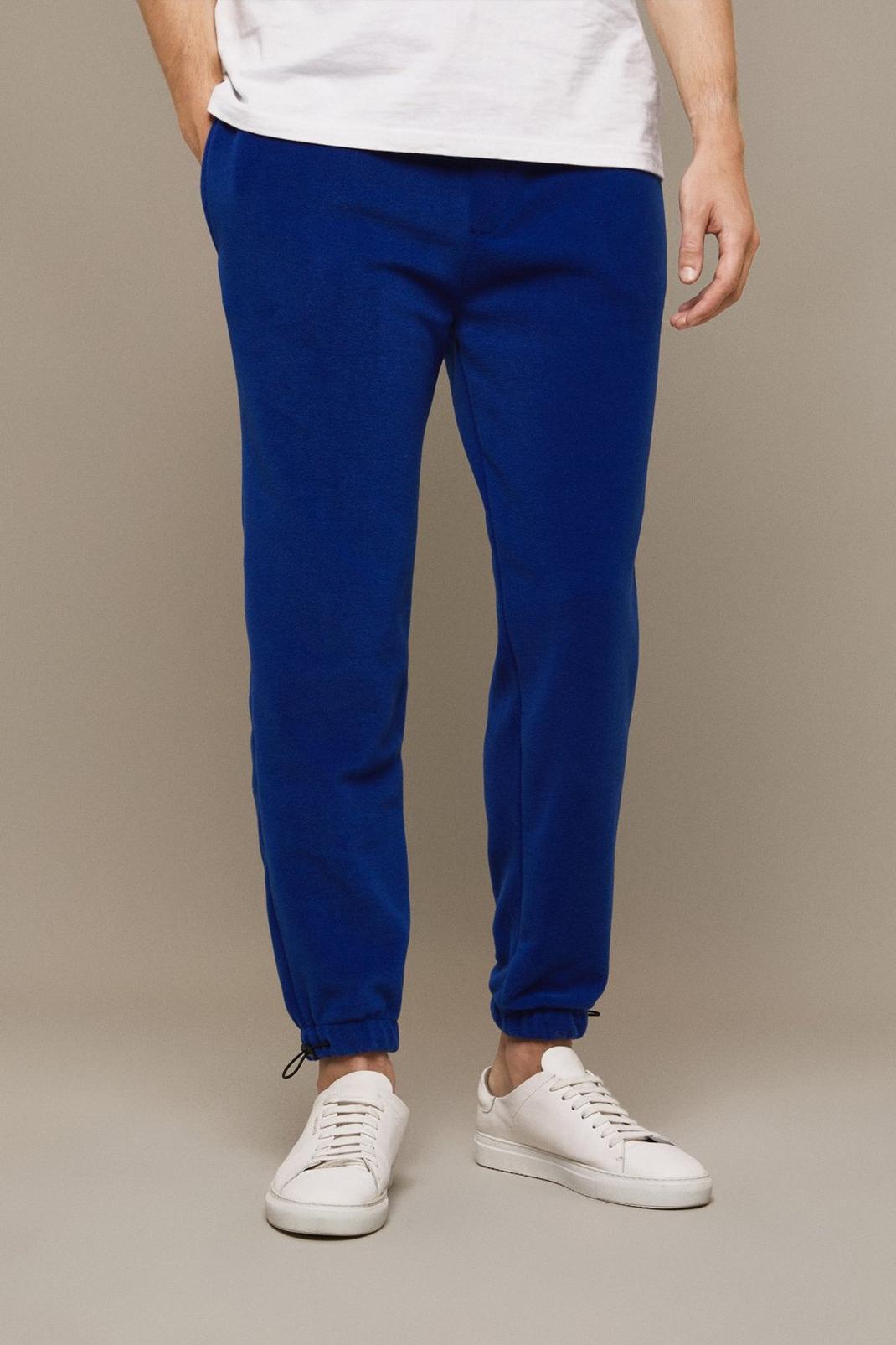 Relaxed Fit Cobalt Fleece Joggers image number 1