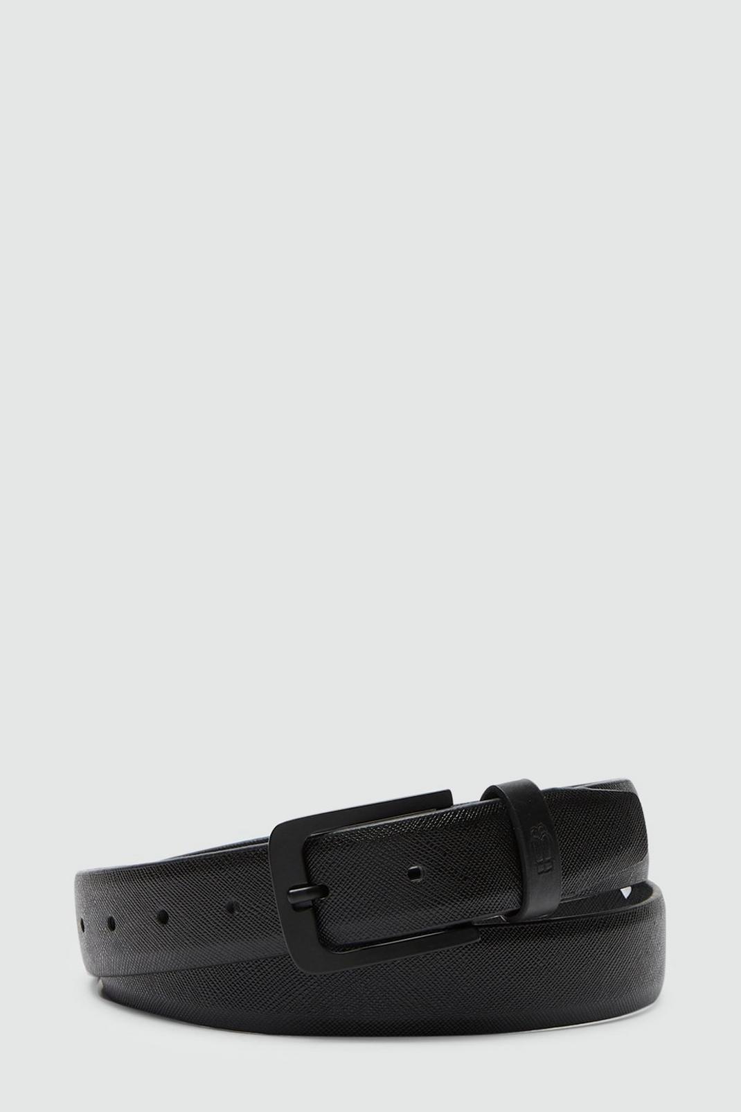 105 Black Texture Strap Belt image number 1