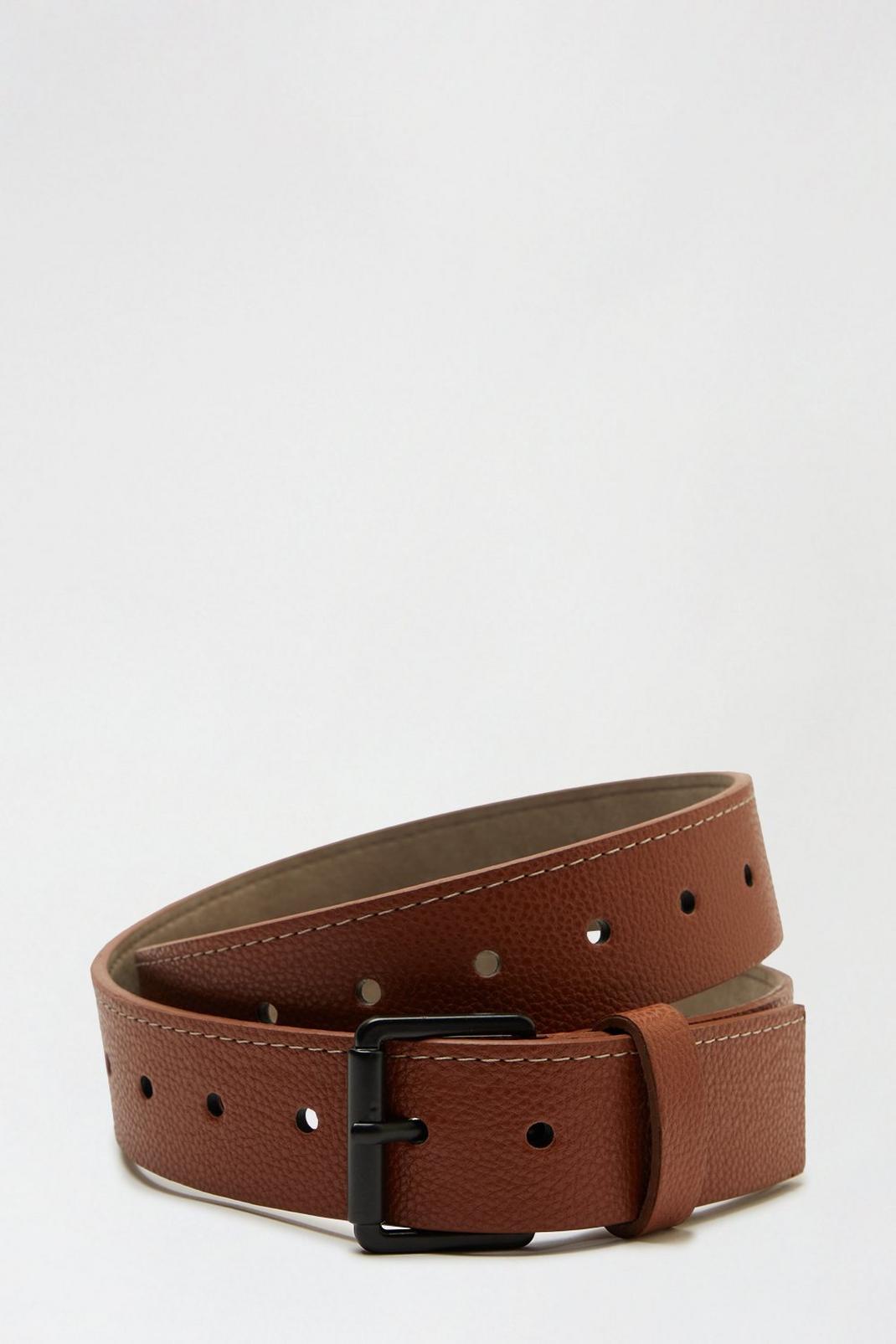 166 Tan Double Keeper Belt image number 1