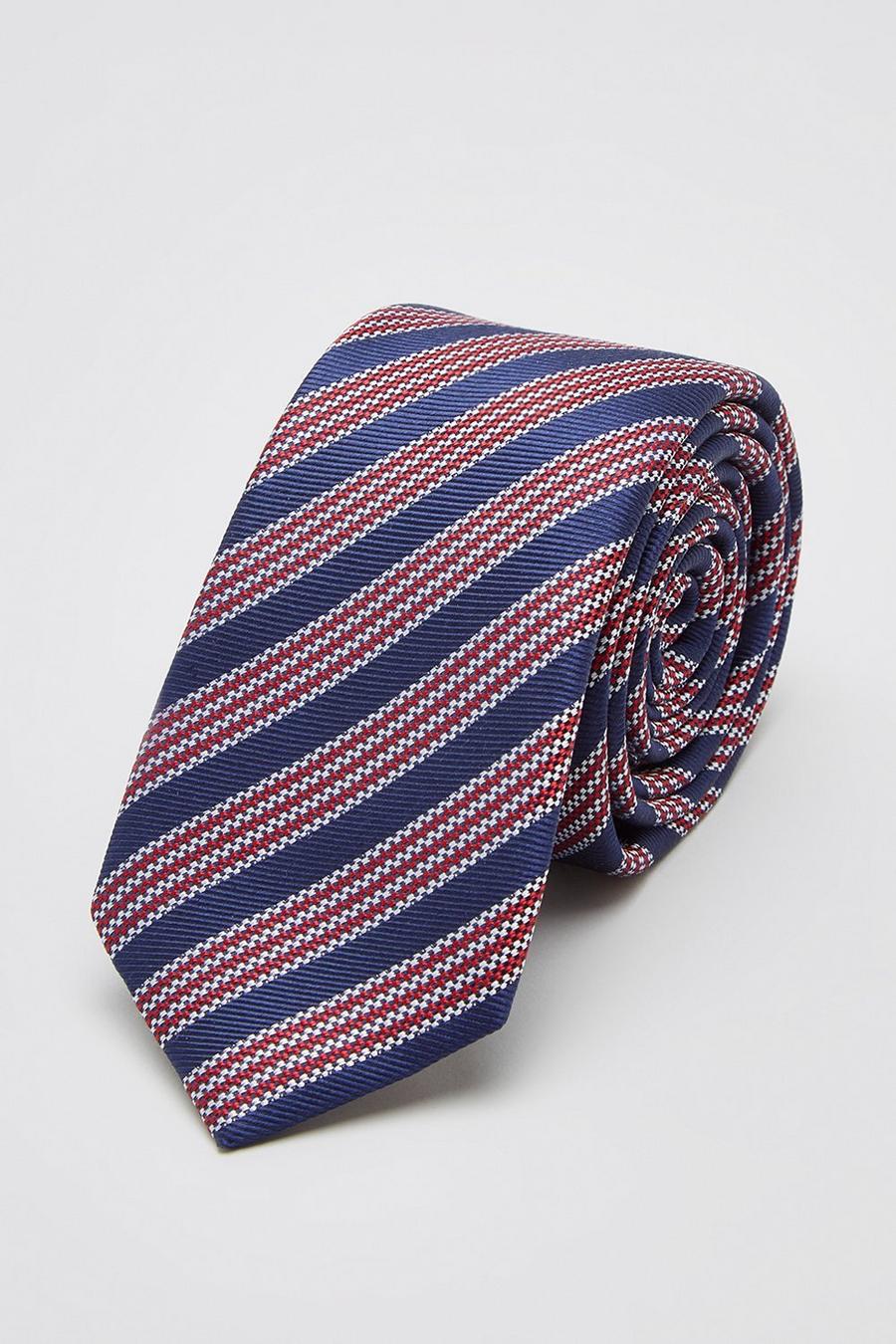 Ben Sherman Navy House Stripe Tie